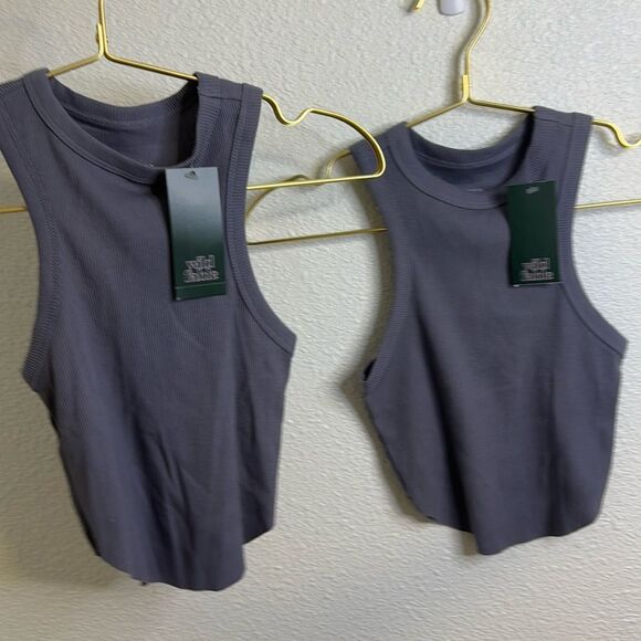NWT- Wild Fable (2)- slate grey cropped tank- Size XXS - Picture 1 of 7